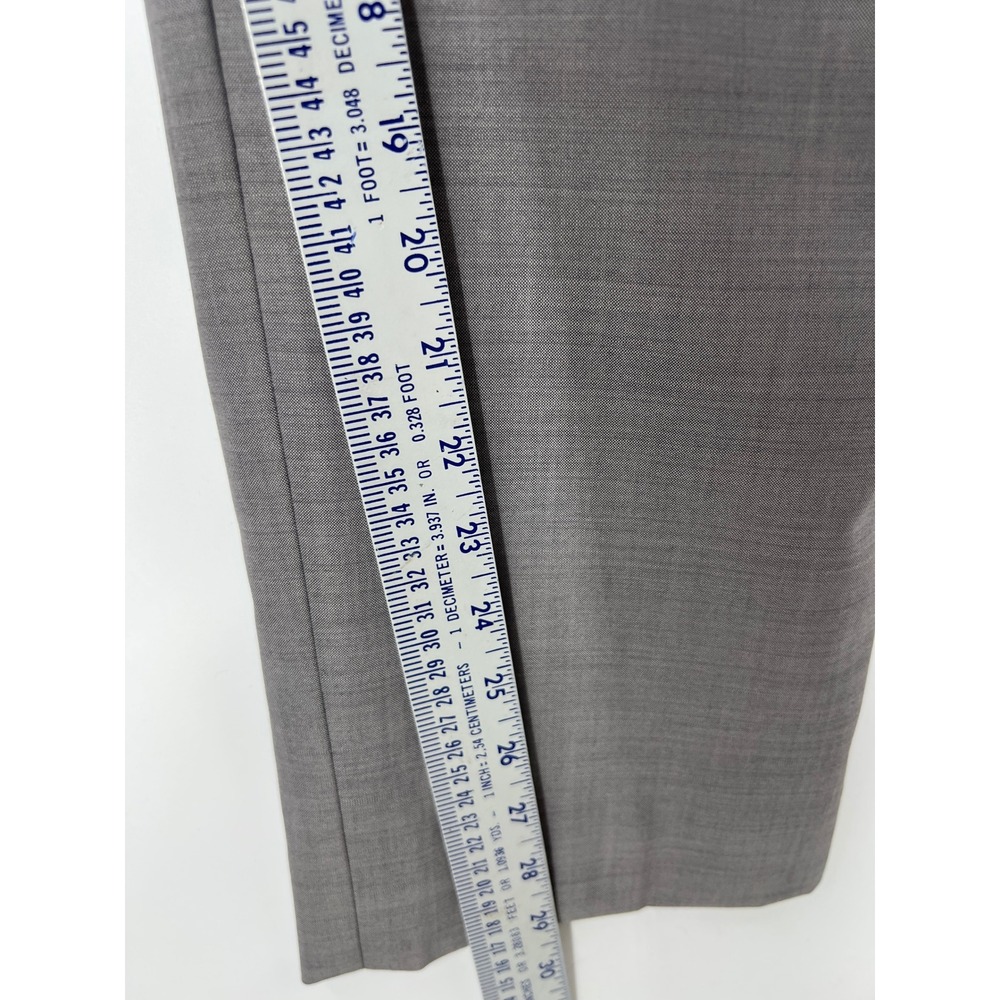 Brooks Brothers‎ 346 Caroline Fit Gray Wool Blend Dress Pants Trousers Womens 14 - Picture 5 of 8